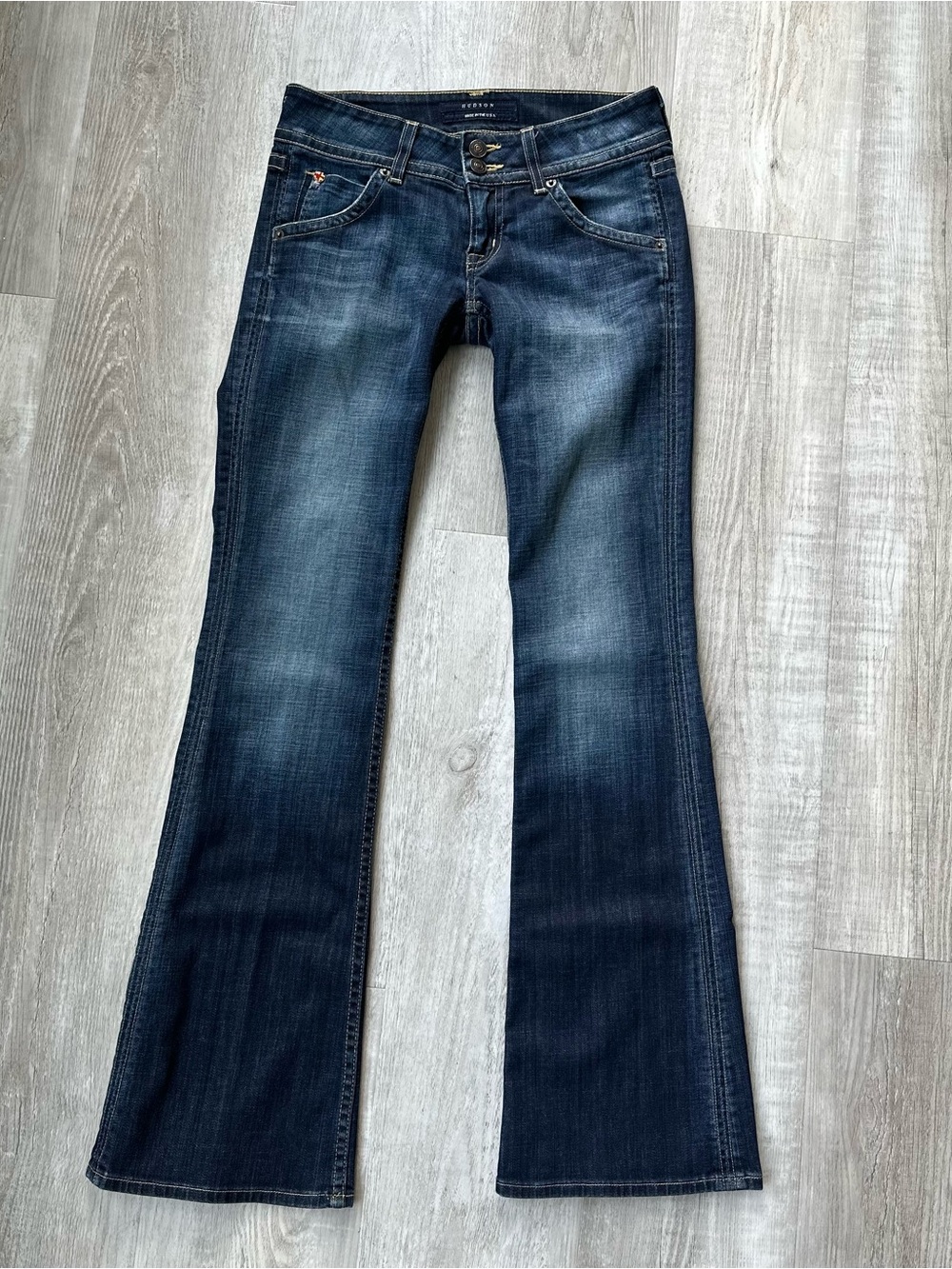Hudson Low Rise Jeans Womens Size 25 Made in USA (Fits 28x30)